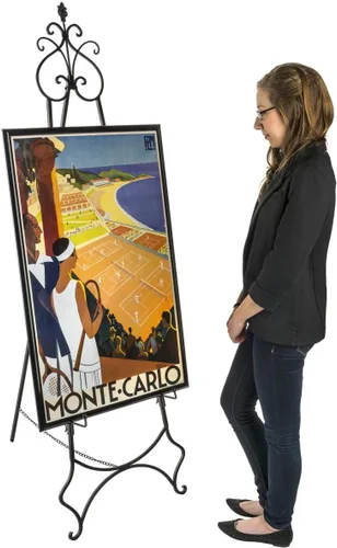 Vista 4 de Displays2Go Caballete decorativo de piso doble