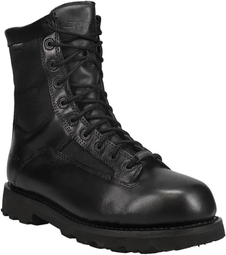 Vista 2 de Bates Botas de trabajo impermeables DuraShock de 8 pulgadas para hombre, Negro, 15 X-Wide