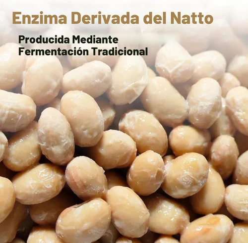 Vista 4 de Micro Ingredients Nattokinase 10,000 FU por porción (extracto natural de natto), 240 cápsulas vegetarianas con CoQ10, cúrcuma, ajo envejecido