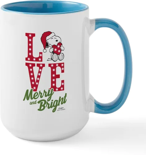Vista 96 de CafePress SNOOPY Joe Cool - Taza de café de cerámica (15.0 fl oz)
