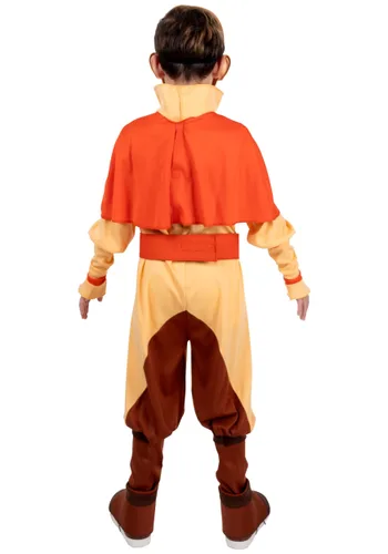Vista 5 de Disfraz Deluxe para Niños de Aang de Avatar: La Leyenda de Aang Multicolor