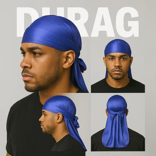 Vista 26 de Premium Durag Pack for Men, Silky Doo Rag for 360 540 720 Waves