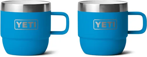 Vista 16 de YETI Rambler - Taza apilable de 6 oz, de acero inoxidable, aislada al vacío para espresso/café, paquete de 2 Verde mar