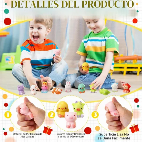 Vista 3 de Halloscume 48 paquetes de juguetes de animales jumbo de levantamiento lento