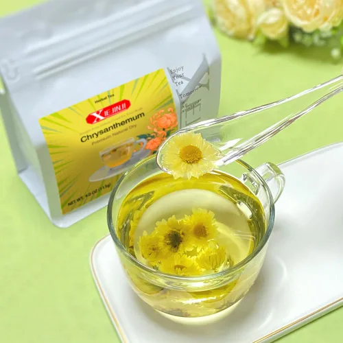 Vista 4 de Té de Crisantemo - 100% Puro Premium Natural Seco de Crisantemo Fetal (113g/3.98oz), Sin Cafeína, Sin OMG