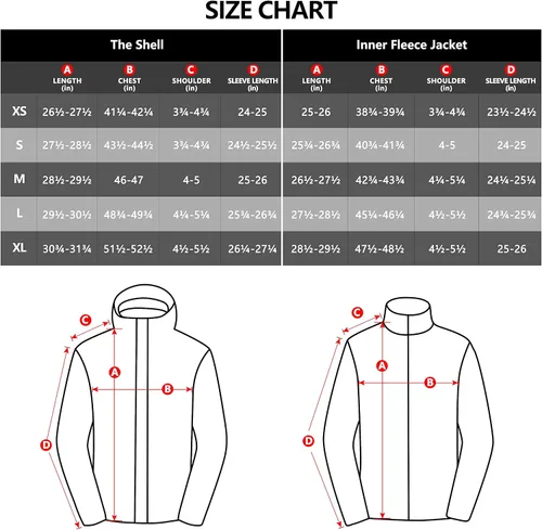 Vista 7 de Little Donkey Andy Chaqueta de esquí 3 en 1 para mujer, impermeable, cálida, para invierno, resistente al viento, para nieve