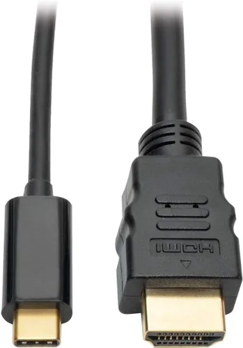 Vista 5 de Tripp Lite Convertidor de cable adaptador USB C a DVI 1080p M/M compatible con Thunderbolt 3, USB tipo C a DVI, USB-C, USB tipo C de 3 pies y 3 pies