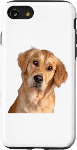 Vista 18 de American Golden Retriever Dog Sweet and Quizzical Case for iPhone 17