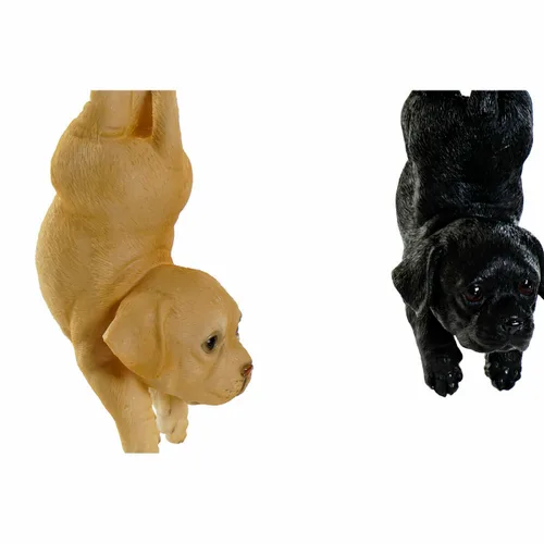 Vista 3 de Figura Decorativa DKD Home Decor Resina Perro (9 x 10.5 x 20 cm) (3 pcs)