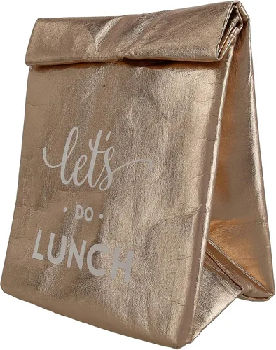 Vista 5 de Creative Brands - Bolsa de almuerzo con aislamiento de papel lavable, 7 x 10 pulgadas, fresca y local