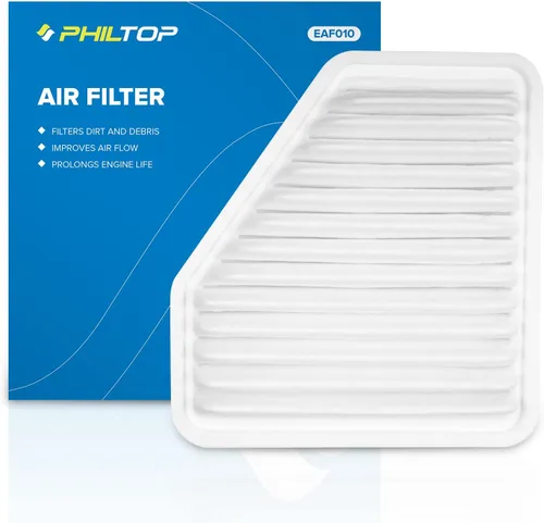 Vista 9 de PHILTOP Filtro de aire de motor CA10165 de repuesto para Honda Civic 2006-2011, L4 1.8L, panel rígido