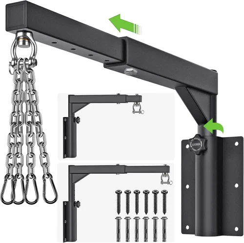 Vista 9 de BeneLabel Colgador de Pared para Saco Pesado, Soporte Resistente para Saco de Boxeo, Soporte para Saco de Boxeo para Gimnasio en Casa