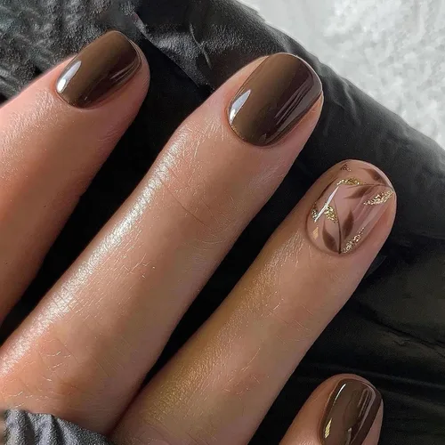 Vista 27 de MISUD Uñas Postizas Cortas Cuadradas - Uñas con Pegamento de Verano Colorido, Diseño de Arcoíris de Cocodrilo Acrílicas 24 piezas