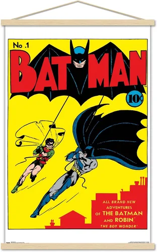 Vista 15 de Trends International DC Comics - Póster de pared de Batman con portada #1, 22.375 x 34 pulgadas, versión premium sin marco