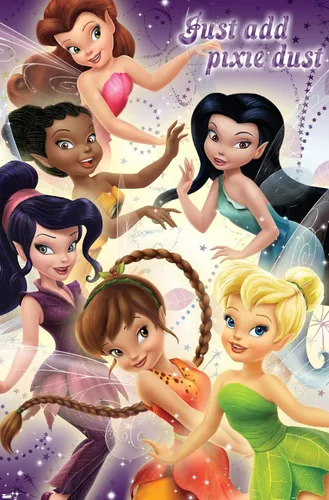 Vista 16 de Trends International Disney Tinker Bell - Póster de pared de hadas, 14.725 x 22.375 pulgadas, versión enmarcada de madera de granero Versión
