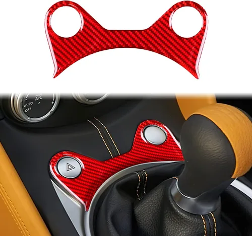 Vista 8 de Adhesivo de fibra de carbono compatible con accesorios Nissan, marco de cambio de caja de cambios de automóvil para Nissan 370Z Z34 2009-UP