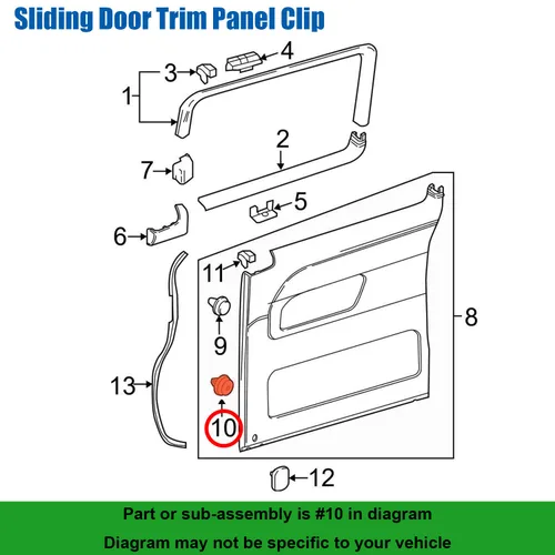Vista 5 de 25 piezas de clip de panel de moldura de puerta 000-991-86-98 para Mercedes Benz A C CLA CLS E GL GLC GLE GLK GLS ML S SL SLC SLK Class Sprinter