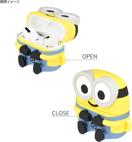 Vista 3 de Gourmandies Despicable Me Series AirPods Pro (2nd Generation) / AirPods Pro Silicone Case Bob MINI-472A