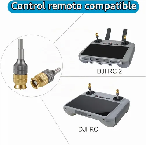Vista 2 de Hanatora Joysticks de extensión para DJI RC, RC 2 (Flip, Neo, Air 3S/3, Mini 5/4/3 Pro, Mini 3, Mavic 3 Classic/Pro Drone Controller), accesorios