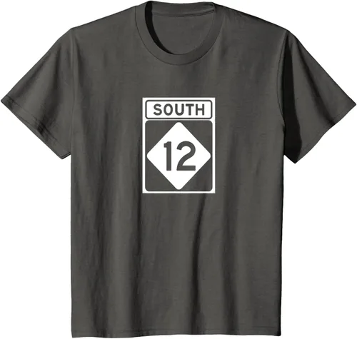 Vista 73 de Highway 12 South NC Outer Banks North Carolina Hwy - Camiseta, Negro, S