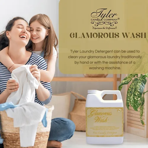 Vista 5 de Tyler Candle Company ICON Wash - Detergente fino para ropa de 16 onzas líquidas con bolsa de bolsa para secadora XL