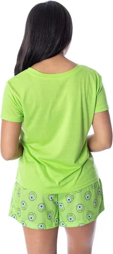Vista 5 de Disney Monsters Inc. Mike Wazowski - Conjunto de pijama de 2 piezas para mujer
