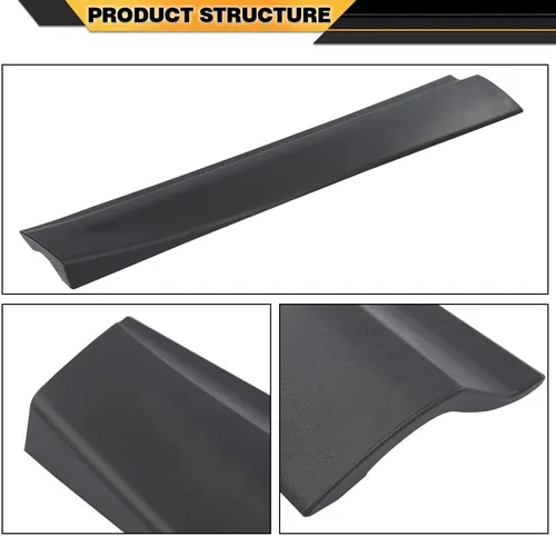 Vista 6 de CNNELL Guarnición de la puerta del lado del conductor del lado del conductor inferior compatible con Hyundai Santa Fe Sport 2013-2018