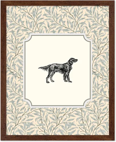 Vista 42 de Poster Master Póster Vintage de Cocker Spaniel Inglés - Impronta Retro de Perro - Arte Floral - Arte de Cachorros - Arte para Amantes de Animales