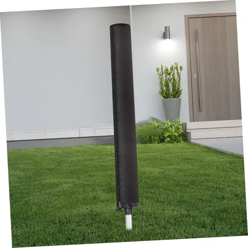 Vista 4 de Cabilock Cubierta de rejilla de secado para paraguas para patio al aire libre, cubierta de paraguas impermeable rotativa para el hogar, ropa sucia