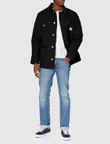 Vista 2 de Carhartt Abrigo de trabajo con forro de pato firme para hombre