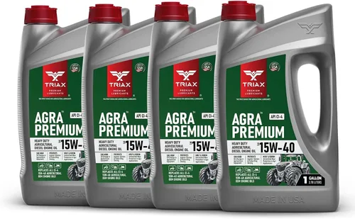 Vista 10 de TRIAX Agra Premium 15W-40 - Super Heavy Duty Diesel Engine Oil for Agricultural and Off-Road Construction Applications - API Licensed CI-4