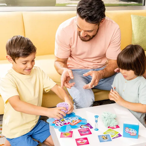 Vista 5 de Educational Insights The Playfoam Family Game, un juguete de adivinanzas para esculpir con Playfoam original, para 4 o más jugadores, juegos de mesa