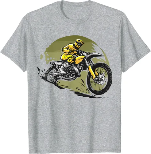 Vista 58 de Camiseta de motocross Supermotard Enduro, Negro, S