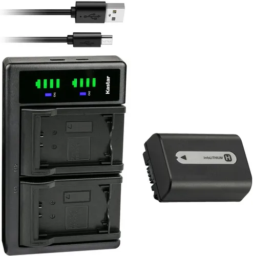 Vista 8 de Kastar NP-FH50 LTD2 USB Battery Charger Replacement for Sony DCR-SR36, DCR-SR37, DCR-SR38, DCR-SR40, DCR-SR42, DCR-SR45, DCR-SR46, DCR-SR47