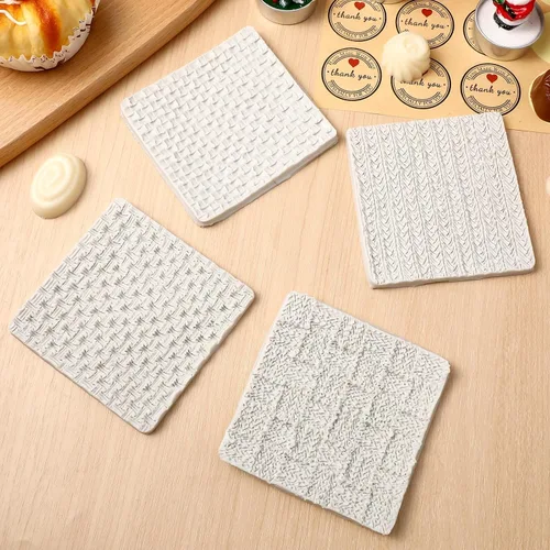 Vista 7 de Luxshiny Molde de tarta para decoración de galletas, pastel de galletas, macramé, decoración de frontera de pasteles, moldes de impresión