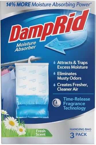 Vista 15 de DampRid Absorbedor de humedad colgante de aroma fresco, 1 libra (paquete de 12) – Elimina olores a humedad para un aire más fresco y limpio, ideal