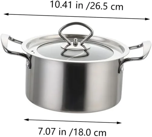 Vista 2 de 1 Unidades de Olla de Pato Mandarín Suministro de Cocina Hogar Olla Caliente Titular Olla de Acero Inoxidable Accesorio de Cocina Olla Espesada Olla