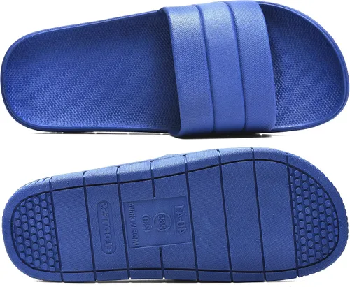 Vista 3 de clootess Zapatos de ducha para hombres y mujeres, sandalias para el hogar, pantuflas de baño, interiores, casa, piscina, dormitorio universitario