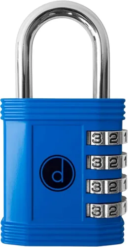Vista 14 de Candado: cerradura de 4 dígitos de combinación para lockers de gimnasios, deportes, escuelas & empleados, aire libre, vallas y almacenamientos. Todo