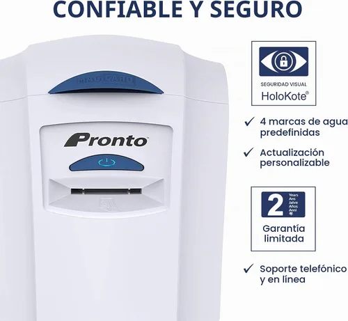 Vista 5 de Pronto Impresora de una sola cara, impresora de tarjetas a color alimentada a mano