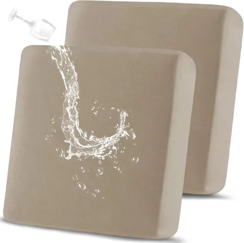Vista 15 de Fundas de cojín impermeables para sofá, fundas de asiento de sofá, fundas de cojín individuales elásticas para sofá seccional, fundas protectoras