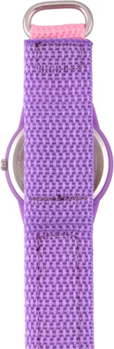 Vista 3 de Disney Minnie Mouse - Reloj analógico de nailon de cuarzo para niños, Rosado