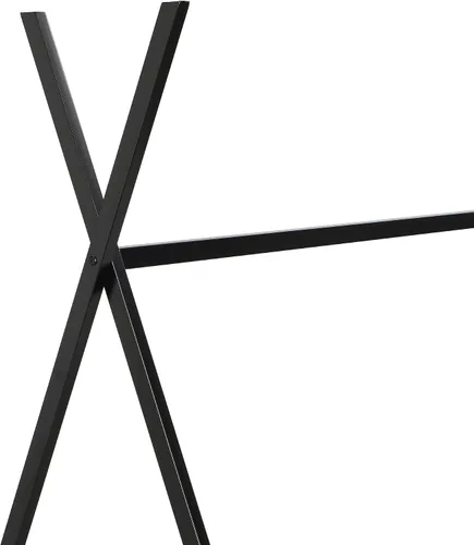 Vista 7 de SOFTSEA Marco de cama con plataforma de cama de piso doble con estructura triangular Negro