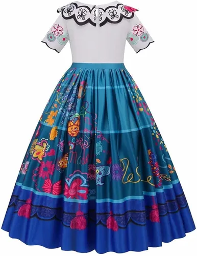 Vista 3 de SZ-TONDA Kids Princess Costume Dress - Girls Halloween Cosplay Outfit Clothes
