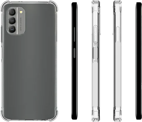 Vista 2 de USTIYA Funda para Nokia G400 Clear TPU Cuatro Esquinas Cubierta Protectora Transparente Suave Funda
