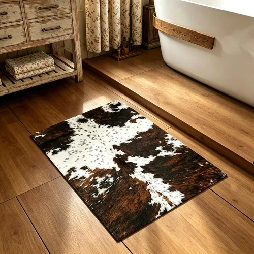 Vista 9 de MUGINYU Get Naked Tapete de Baño, Alfombrillas de Baño Modernas y Divertidas en Blanco y Negro de Secado Rápido Absorbentes Antideslizantes Delgadas