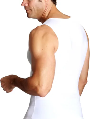 Vista 2 de Insta Slim musculosa de compresión muscular (Int) para hombre