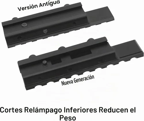 Vista 7 de UTG soporte adaptador de New Gen Dovetail a Picatinny/ soporte adaptador weaver