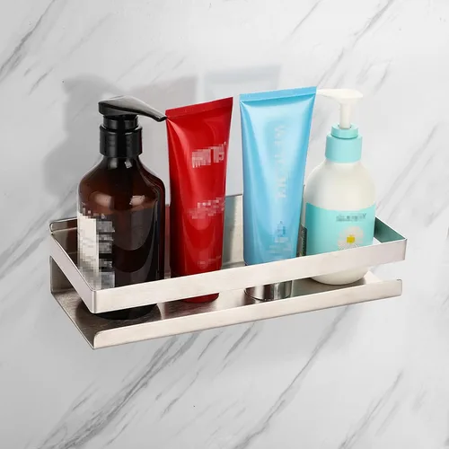 Vista 2 de OwnMy Estante de ducha de baño de acero inoxidable de 10 pulgadas, cesta de cocina, estante de ducha, estante de almacenamiento de baño de metal a