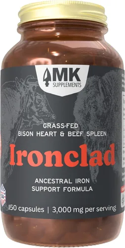 Vista 9 de MK Supplements American Beast, Suplemento de Órganos de Bisonte para Atletas, Apoya la Fuerza, Resistencia y Recuperación, Liofilizado, No-GMO